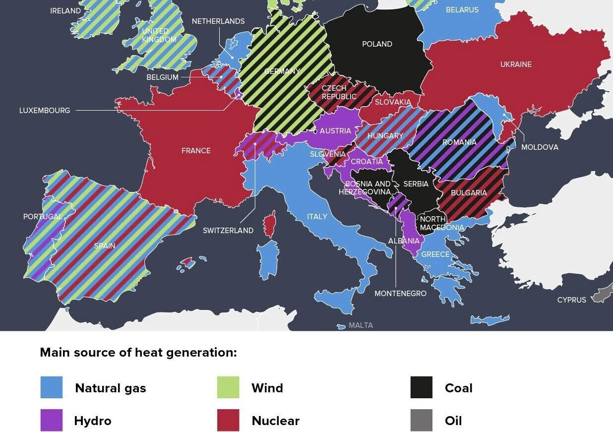 Visualizing How Europeans Get Their Electricity