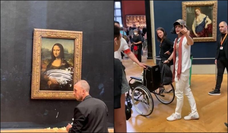 Man Arrested After Smearing Mona Lisa With Cake At Louvre