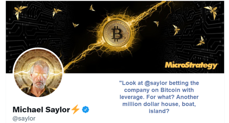 Michael Saylor Fears A Bitcoin Crash And Begs The Government For Help