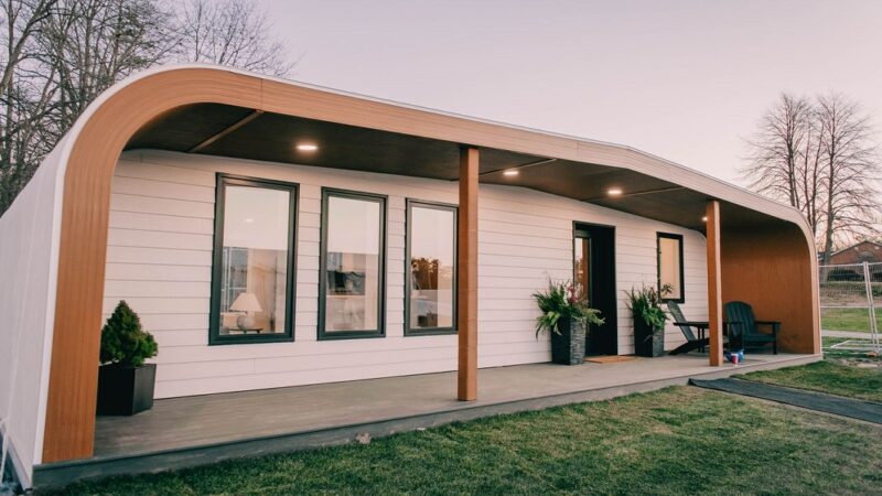 This 3D Printed House Is 100 Recyclable—Because Its Made Of Sawdust