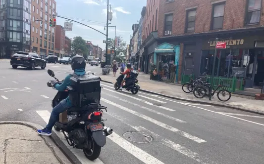 Deliveristas In NYC Turning To Gas-Fueled Mopeds: ‘I Don't Have A Place To Charge The E-Bike’
